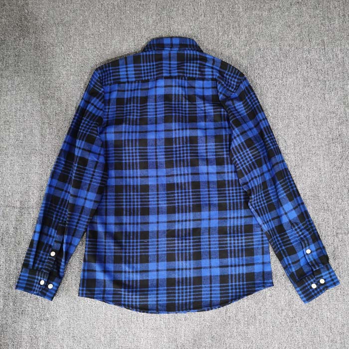 mens long sleeve plaid shirt