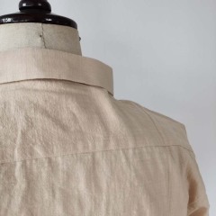 Cotton imitation linen men's shirt