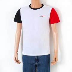 Customized Plus Size Eco-friendly Recycled Cotton Fabric Men's O-Neck T Shirts according your logo