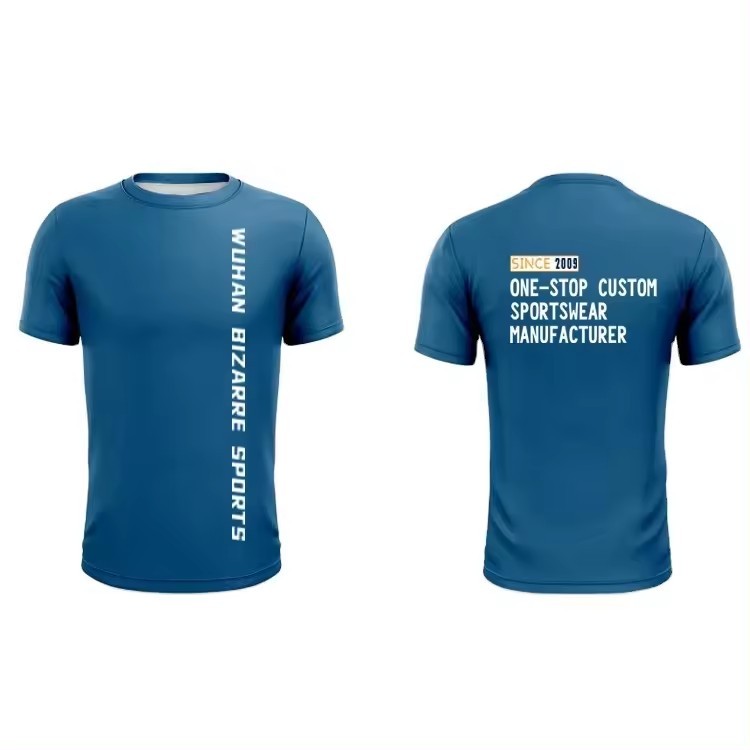 Custom High Quality Printed Fitness Running T-Shirts For Running Latest New Sport Design