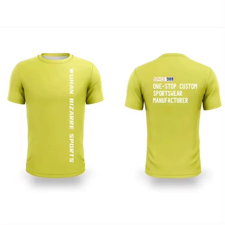 Custom High Quality Printed Fitness Running T-Shirts For Running Latest New Sport Design