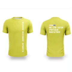 Custom High Quality Printed Fitness Running T-Shirts For Running Latest New Sport Design