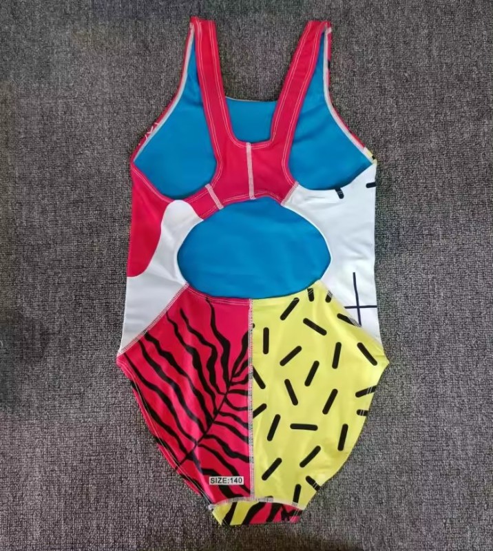 High quality girls bikinis & customized beach wear with full sublimation logo one-piece ladies swimsuit for women