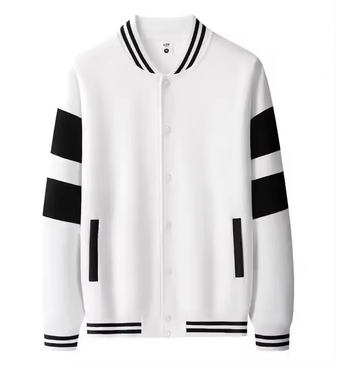 Custom Blank Baseball Jacket for Men and Women Letterman Coat Cotton Unisex Varsity Jackets