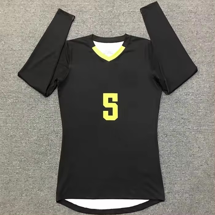 Sublimated Long Sleeves Women's Volleyball T-shirt Team Custom Volleyball team Uniform Jersey | BizarreSportswear.com