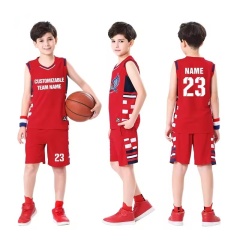 Custom Boys Basketball Jersey Breathable Basketball Shirt in Bizarre Sportswear.
