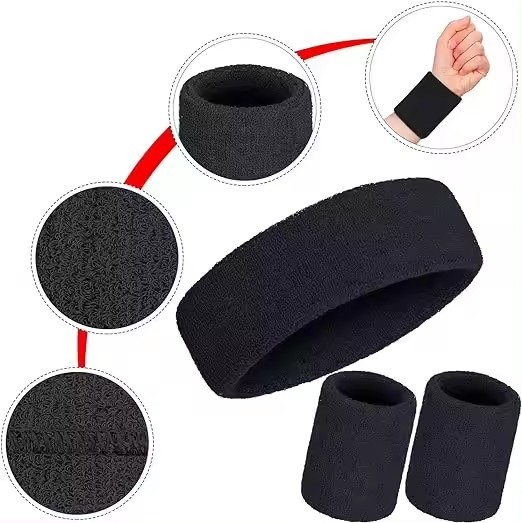 Custom Running Basketball Tennis Wrist Sweatbands Gym Exercise Sweatband in Bizarre Sportswear.