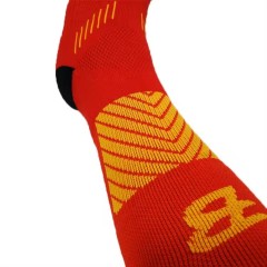 custom logo design men's basketball socks ribbed cotton spandex in Bizarre Sportswear.