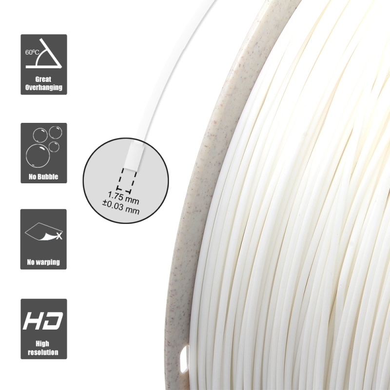 PLA Filament 1.75mm (+/-0.03mm) 2.2lb (1kg)