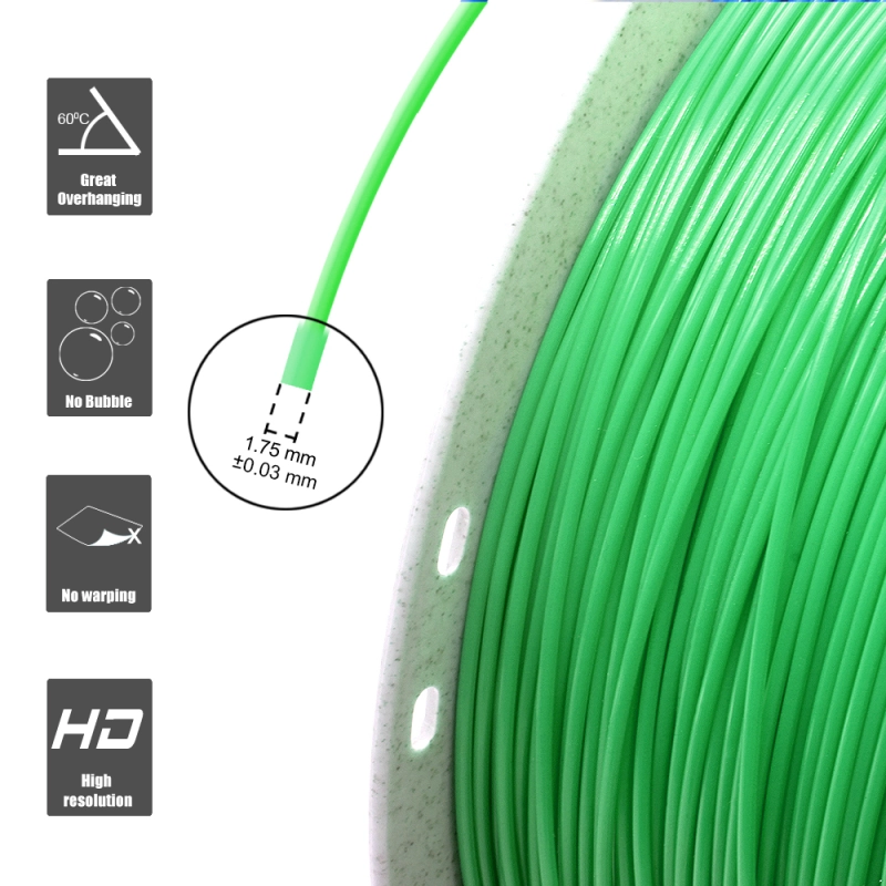 PLA Filament 1.75mm (+/-0.03mm) 2.2lb (1kg)