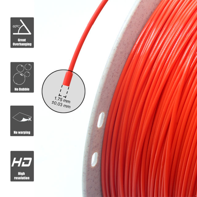 PLA Filament 1.75mm (+/-0.03mm) 2.2lb (1kg)