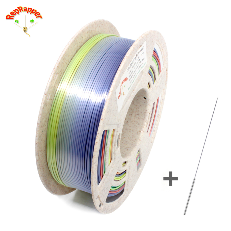 Silk PLA Filament 1.75 mm (+/-0.03 mm) 2.2 lbs (1 kg), Silky Shiny Shine