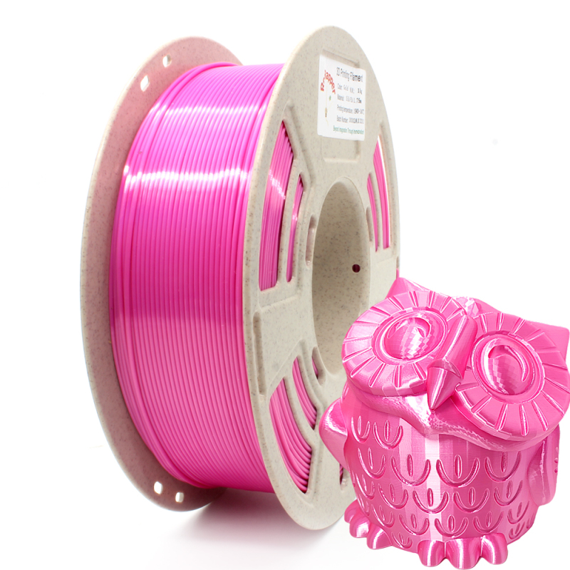 Silk PLA Filament 1.75 mm (+/-0.03 mm) 2.2 lbs (1 kg), Silky Shiny Shine