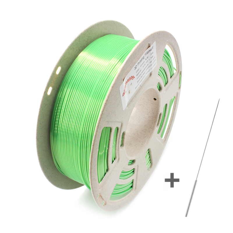 Silk PLA Filament 1.75 mm (+/-0.03 mm) 2.2 lbs (1 kg), Silky Shiny Shine