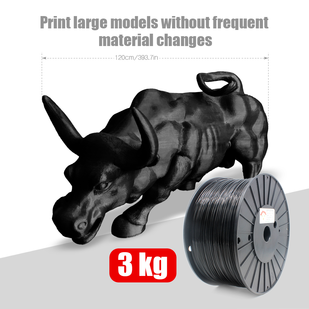 PLA Filament 1.75mm (+/- 0.03mm) 6.6lb (3kg)