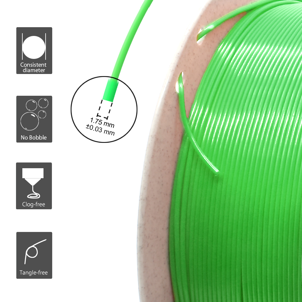 MABS (Modified ABS) Filament Low Warping 1.75 mm (+/- 0.03 mm) 1kg