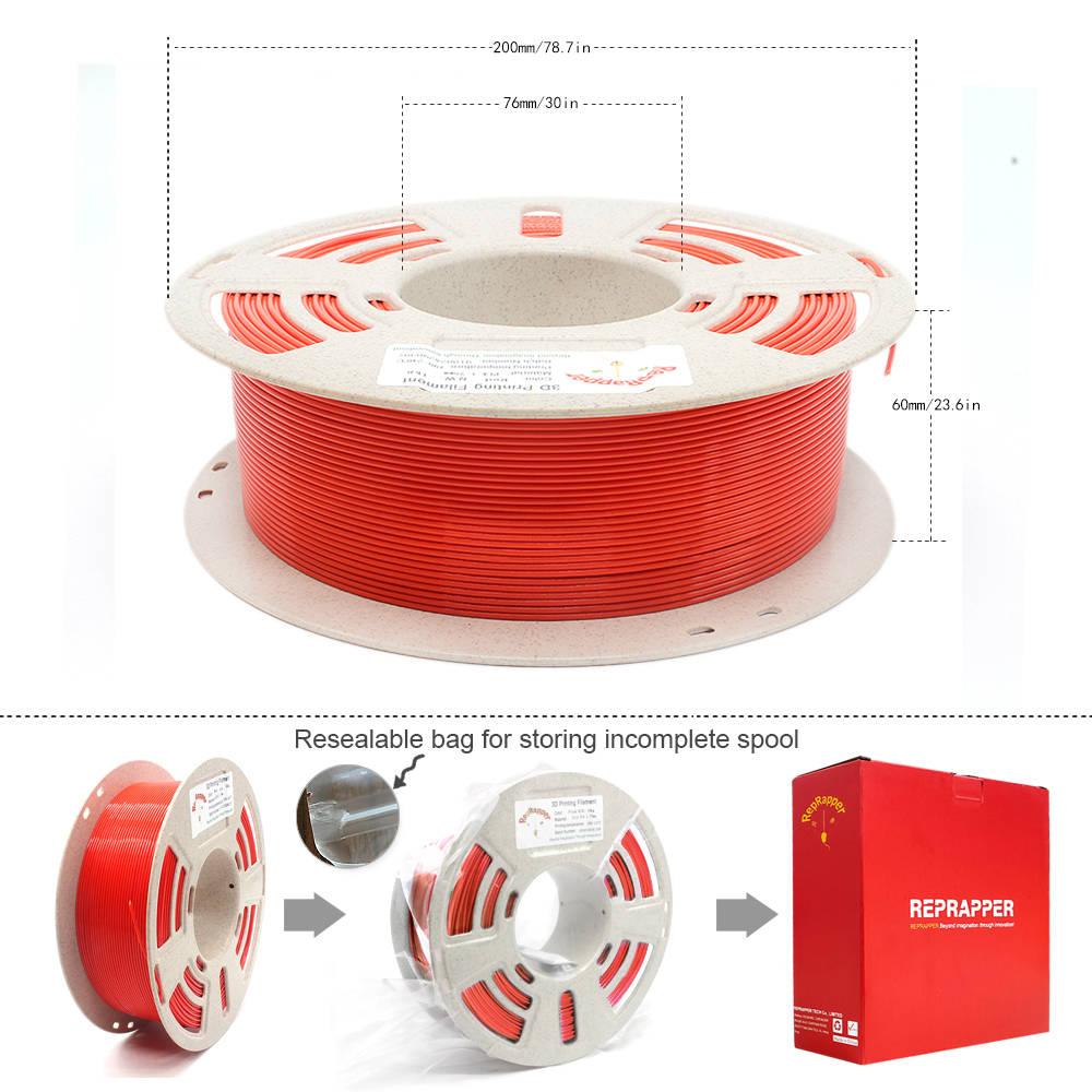 MABS (Modified ABS) Filament Low Warping 1.75 mm (+/- 0.03 mm) 1kg