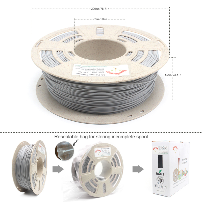 MABS (Modified ABS) Filament Low Warping 1.75 mm (+/- 0.03 mm) 1kg