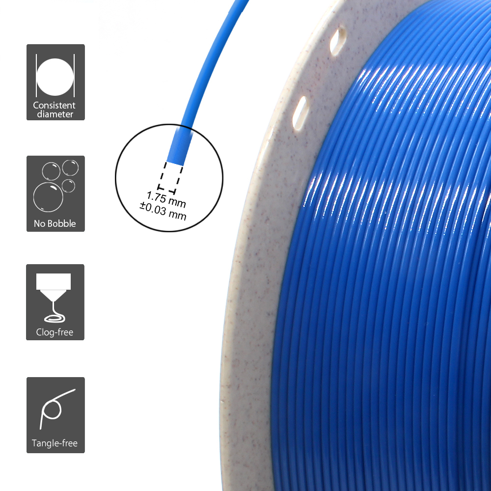 MABS (Modified ABS) Filament Low Warping 1.75 mm (+/- 0.03 mm) 1kg