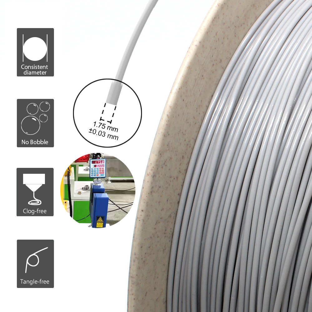 ABS Filament High Impact Resistance 1.75 mm (+/- 0.03 mm) 1kg