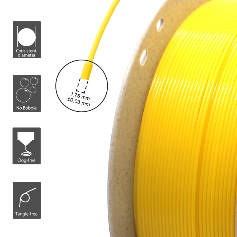 MABS (Modified ABS) Filament Low Warping 1.75 mm (+/- 0.03 mm) 1kg