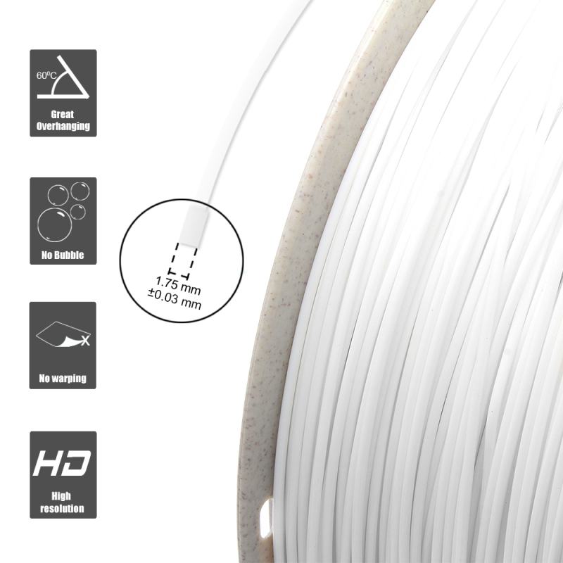 TPU Filament 1.75mm (± 0.03mm) 2.2lb (1kg), flexible filament