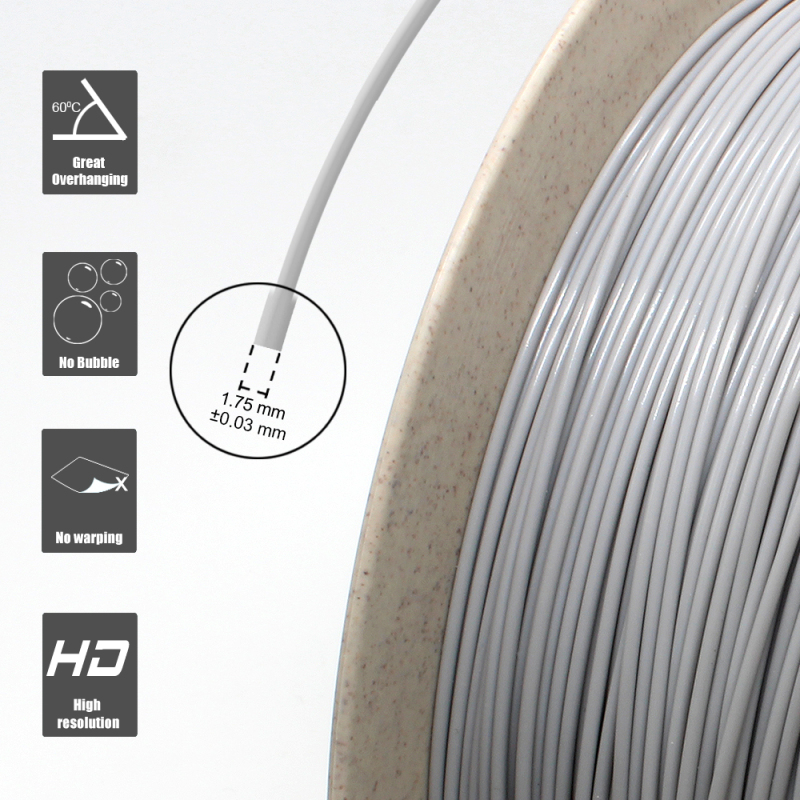 TPU Filament 1.75mm (± 0.03mm) 2.2lb (1kg), flexible filament