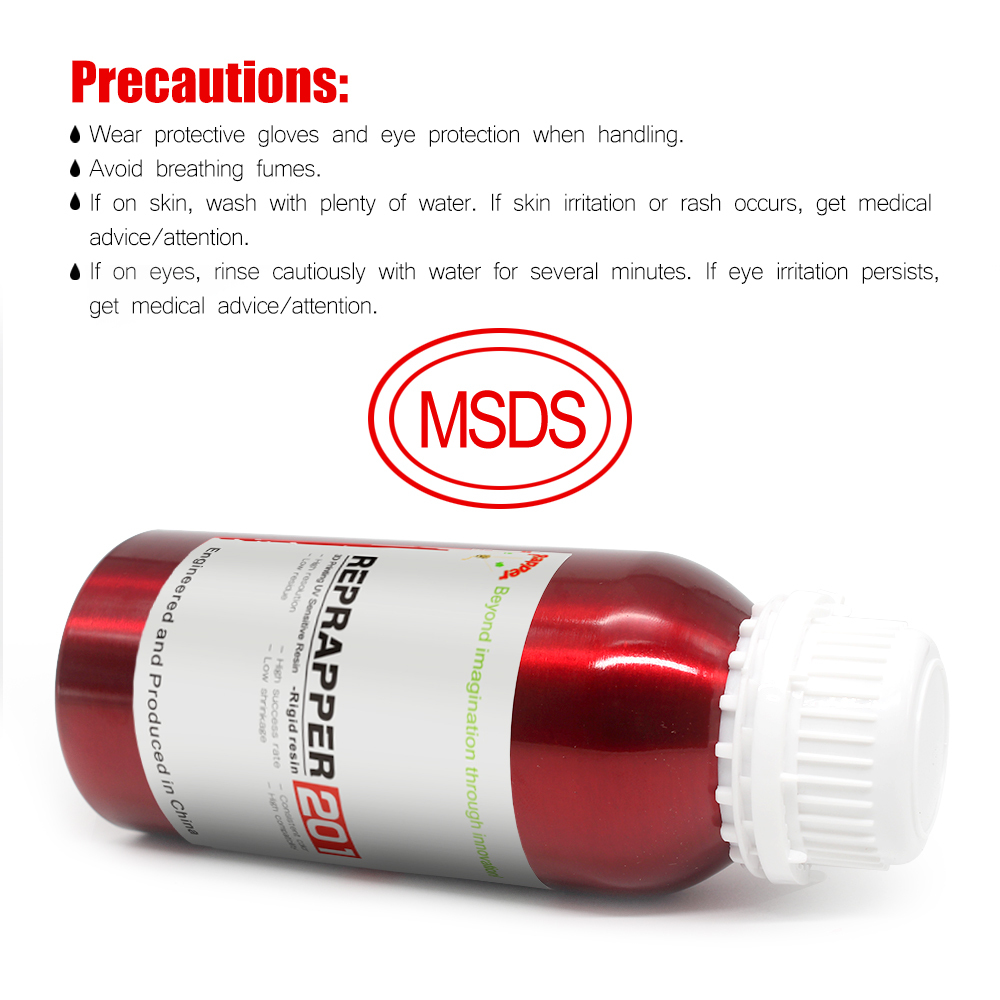 Water Washable Resin 405nm for LCD 3D Printing, Reprapper 203