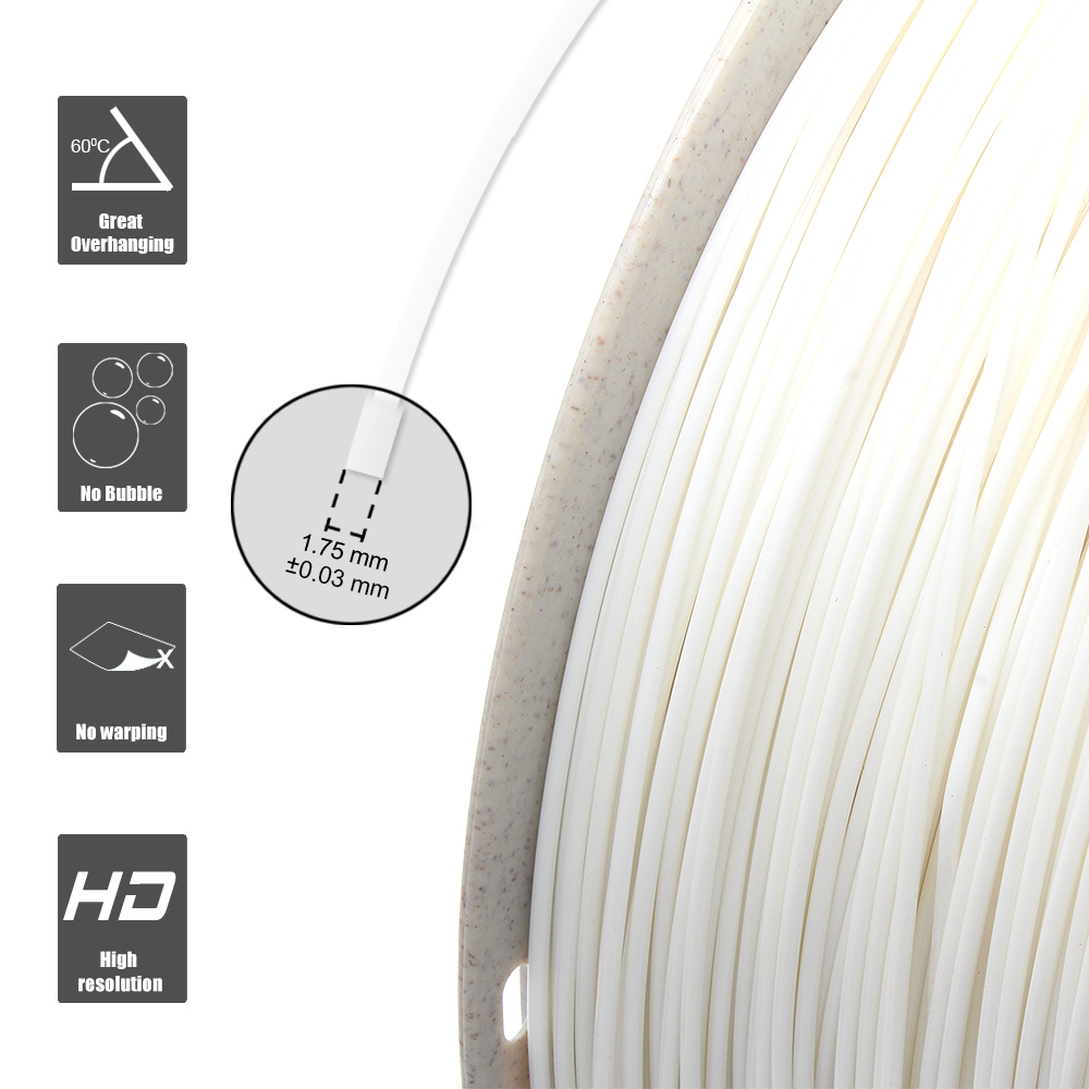 MPLA (Modified PLA) Extra Strong PLA Plus Filament 1.75mm (+/- 0.03mm) 2.2lbs (1kg)