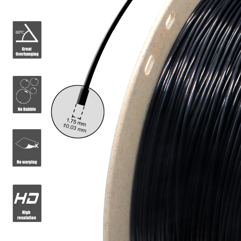 MPLA (Modified PLA) Extra Strong PLA Plus Filament 1.75mm (+/- 0.03mm) 2.2lbs (1kg)