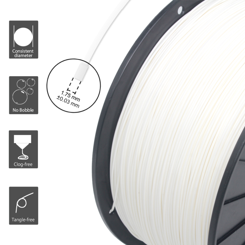 PLA PRO (PLA+) Filament Extra Strong 1.75mm (+/- 0.03mm) 6.6lbs (3kg)