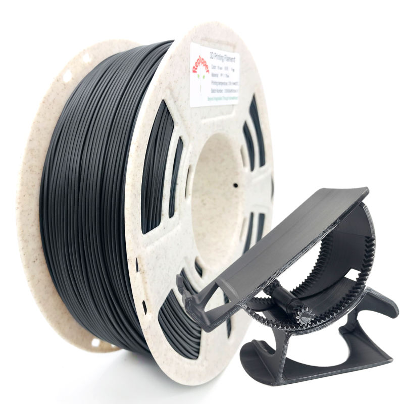 Reprapper Polypropylene PP Filament, Semi-Flexible Ultra Tough Filament 1.75mm (± 0.03mm) 2.2lb (1kg), 5pcs Build Sheet Included