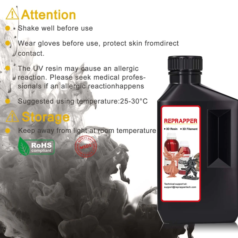 RepRapper MetalShift 3D Printer Resin 405nm