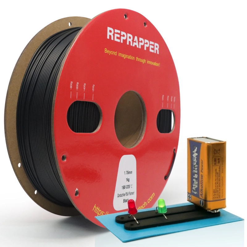 Reprapper Electrically Conductive Filament 1.75mm (± 0.03mm) 1kg (2.2lb)