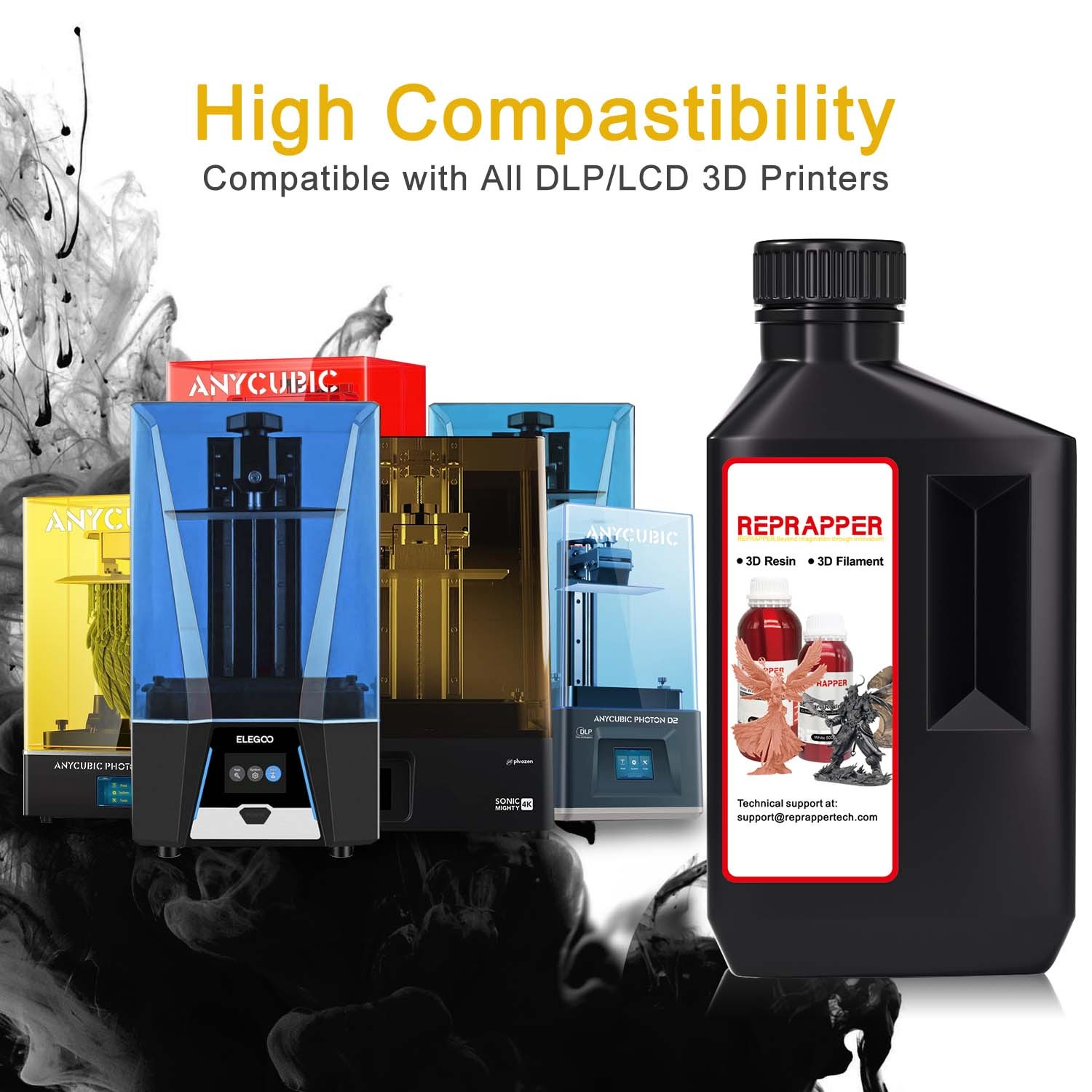RepRapper Functional 3D Printer Resin 405nm