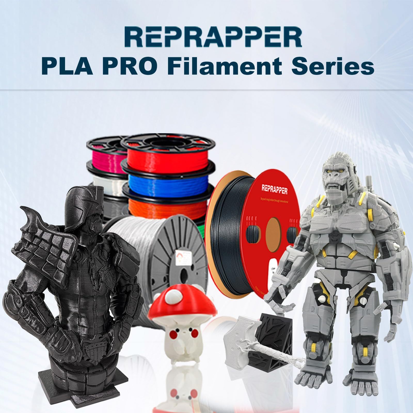 PLA PRO (PLA+) Filament Extra Strong 1.75mm (+/- 0.03mm)  (6*250g)
