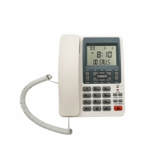 Best Selling 2-Line Integrated Corded Telephone With Super LCD Display And Three Party Conference Business Two Line Phone (PA001)