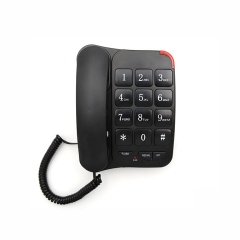 Large Button Corded Home Telephone for Elderly with Easy to See And Press Large Numbers Works in Power Outage for SOS Emergency (PA025)