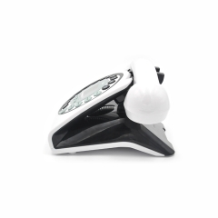 Téléphone vintage classique avec écran LCD et téléphone fixe avec identification de l'appelant rétro avec fonction mains libres (PA010)