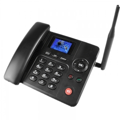 Téléphone fixe sans fil 2G 850/900/1800/1900MHz et FWP Téléphone domestique sans fil GSM avec radio FM Fonction réveil SMS (X510)