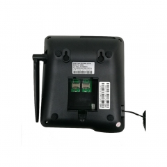 Teléfono de escritorio inalámbrico GSM de China y teléfono inalámbrico fijo GSM 850/900/1800/1900MHz Tarjeta SIM dual y radio FM Retroiluminación verde (X310)