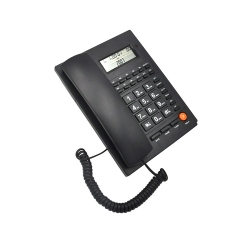 Factory Price Landline Fixed Telephone With Redial Function And Caller ID Display Wired Telefon For Home Office Use (PA117)