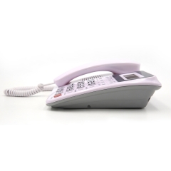 China Cheapest Price Landline Caller ID Telefone With Transparent Button Music On Hold And Calculator Function Producer (PA5006)