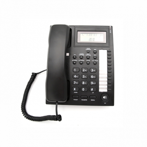 China High Quality Corded Caller ID Telephone with Speakerphone and 11 Groups One Touch Memory Analog Telefon Manufacturer (PA123)