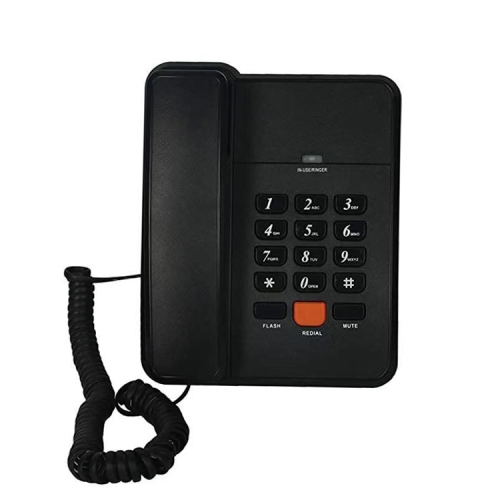 Téléphone de base analogique Binatone Hot Sale avec recomposition du dernier numéro et fonction de mise en sourdine pour la maison et le bureau (PA155)