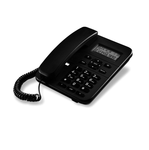 Amazon Hot Selling Home Landline Telephone With LCD Caller ID And House Wired Caller ID Phone No AC Power Required (PA105)