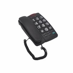 China Big Button Corded Telephone For Elderly with Adjustable Loud Ring Volume and Bright LED Incoming Calls Indicator Function Factory (PA189)