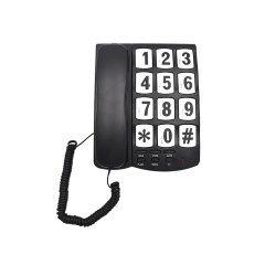 Amazon Hot Sale Big Button Corded Telefone With Super Large Buttons and Loud Speakerphone For Hearing And Vision Impaired People (PA037)