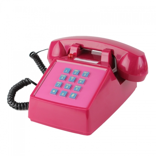 Einzigartiges Vintage-Telefon aus den 1930er Jahren und dekoratives Retro-Festnetztelefon mit Drucktaste für Home Cafe Hotel Bar (PA228)