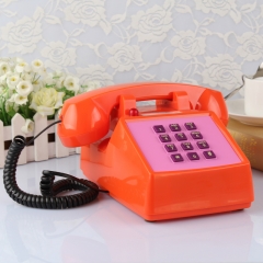 1930's Unique Vintage Telephone and Retro Decorative Landline Old Fashioned Push Button Dial Phone for Home Cafe Hotel Bar (PA228)